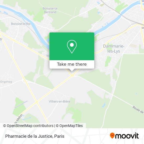 Pharmacie de la Justice map