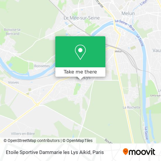 Etoile Sportive Dammarie les Lys Aikid map