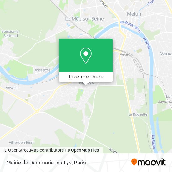 Mairie de Dammarie-les-Lys map