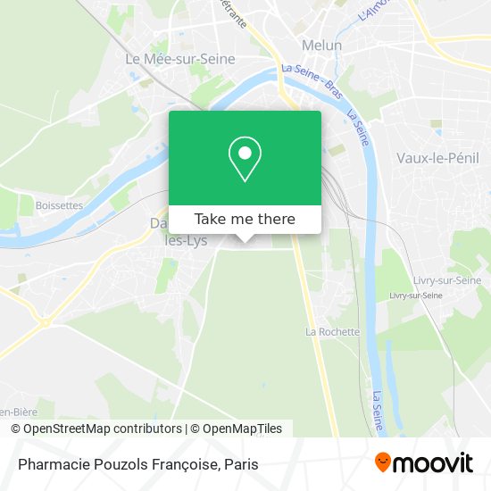 Mapa Pharmacie Pouzols Françoise