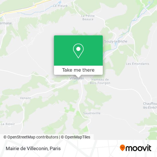 Mairie de Villeconin map