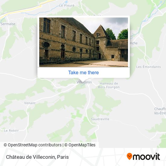Mapa Château de Villeconin