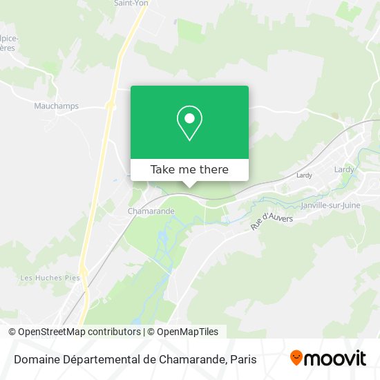 Mapa Domaine Départemental de Chamarande