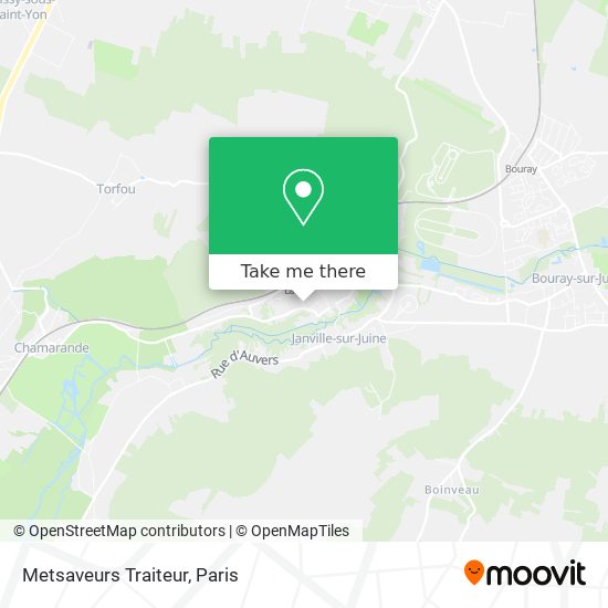 Metsaveurs Traiteur map