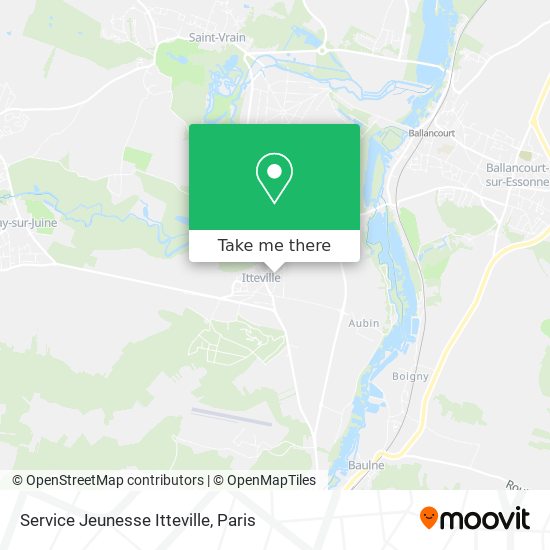 Mapa Service Jeunesse Itteville