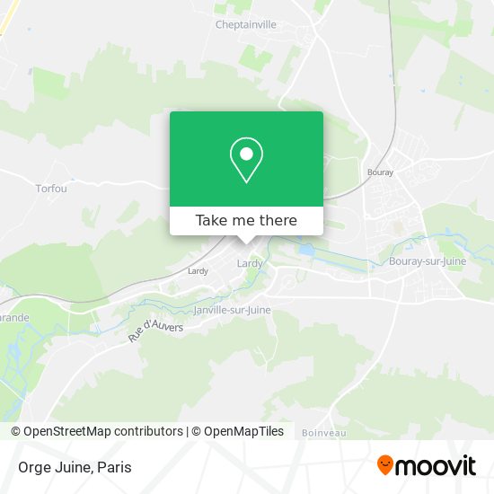 Orge Juine map