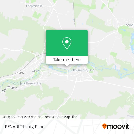 RENAULT Lardy map