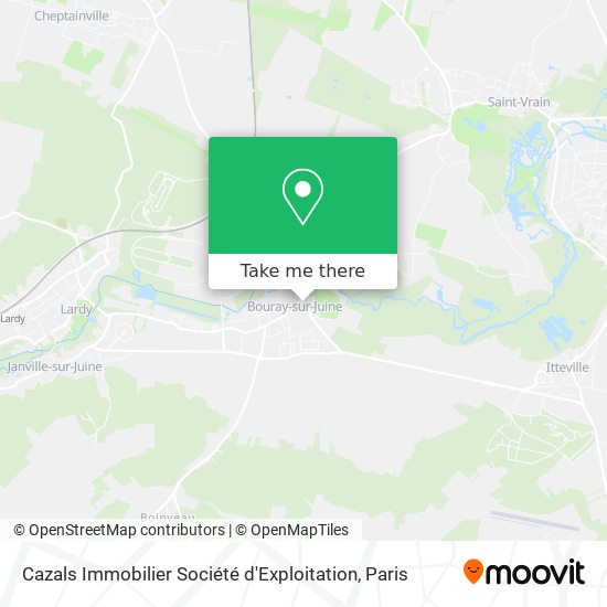 Mapa Cazals Immobilier Société d'Exploitation