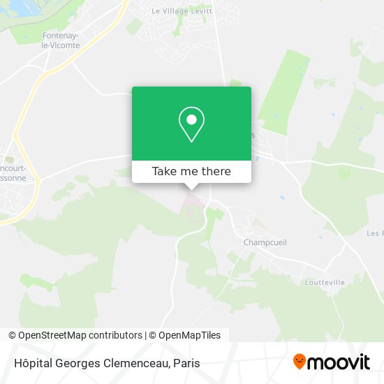 Hôpital Georges Clemenceau map