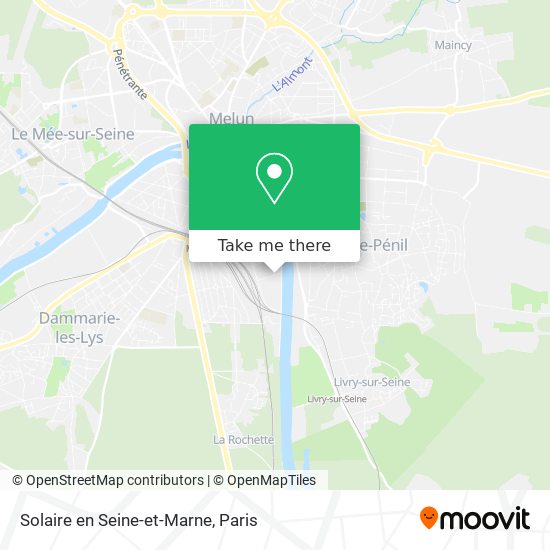 Solaire en Seine-et-Marne map