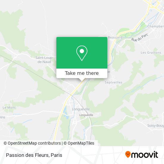 Passion des Fleurs map