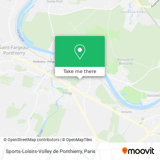 Mapa Sports-Loisirs-Volley de Ponthierry