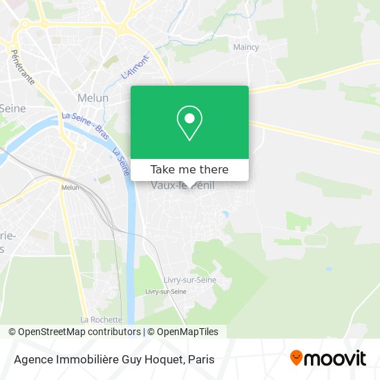 Mapa Agence Immobilière Guy Hoquet