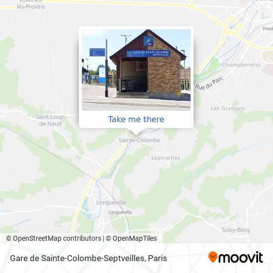 Mapa Gare de Sainte-Colombe-Septveilles