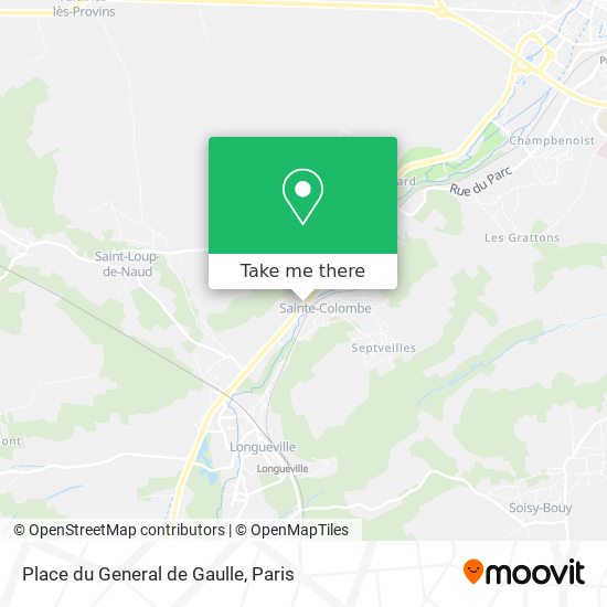 Mapa Place du General de Gaulle