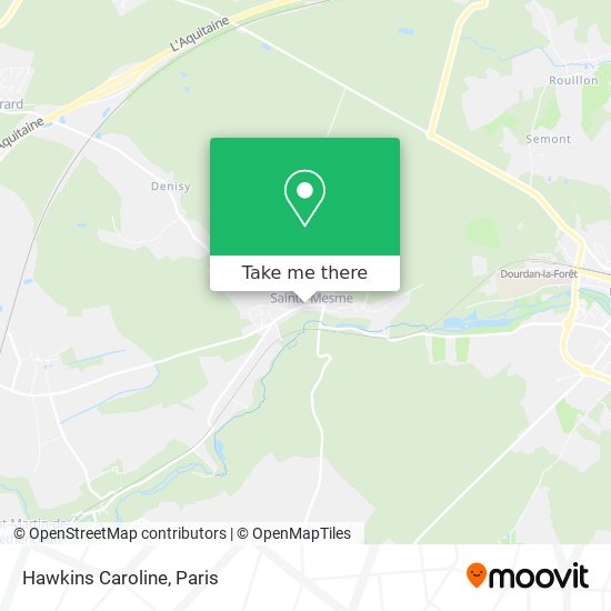 Mapa Hawkins Caroline