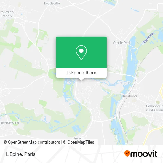 L'Epine map