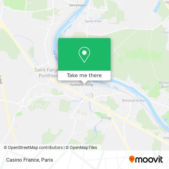Mapa Casino France