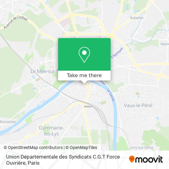 Union Départementale des Syndicats C.G.T Force Ouvrière map