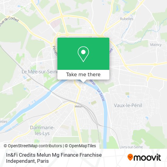 Mapa In&Fi Credits Melun Mg Finance Franchise Independant