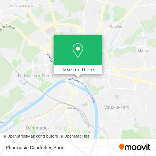 Pharmacie Caudrelier map