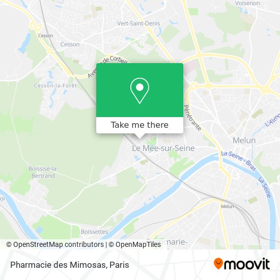 Pharmacie des Mimosas map