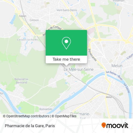 Mapa Pharmacie de la Gare