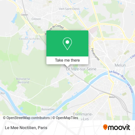 Le Mee Noctilien map