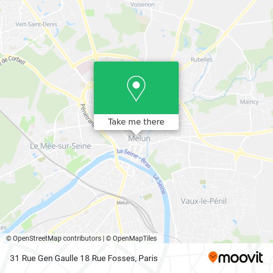 31 Rue Gen Gaulle 18 Rue Fosses map