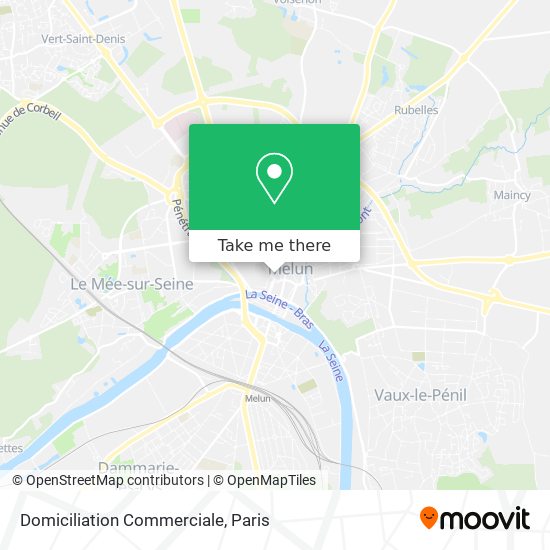 Domiciliation Commerciale map