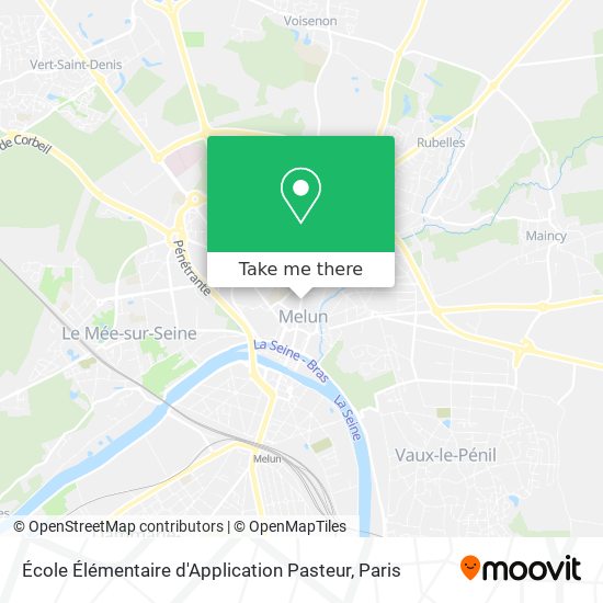 École Élémentaire d'Application Pasteur map