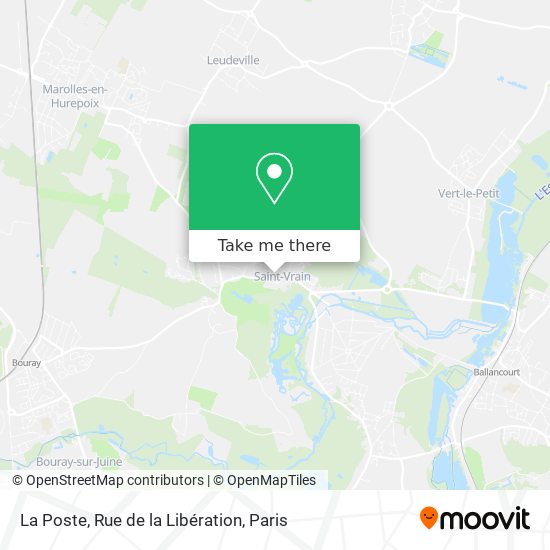 La Poste, Rue de la Libération map