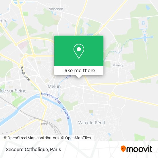 Mapa Secours Catholique