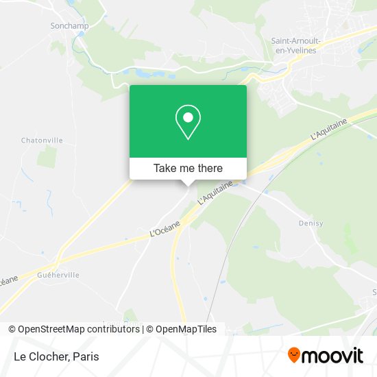 Le Clocher map