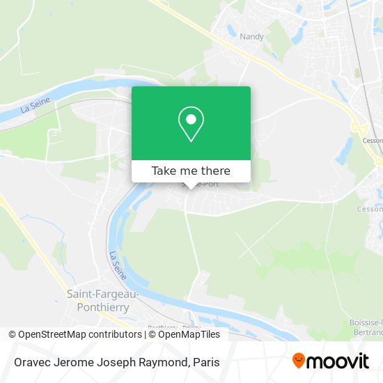 Oravec Jerome Joseph Raymond map