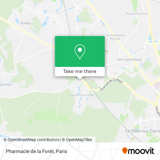 Pharmacie de la Forêt map