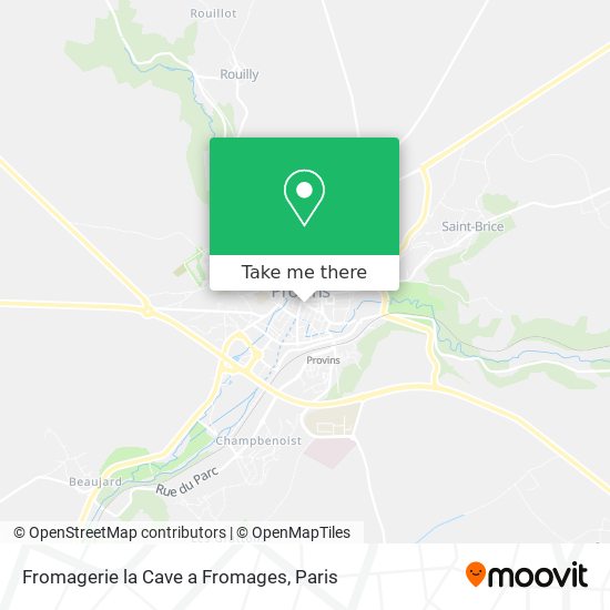 Fromagerie la Cave a Fromages map