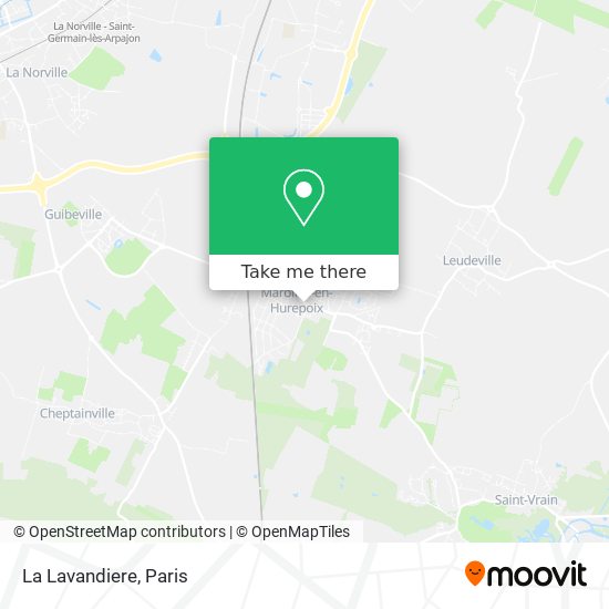 La Lavandiere map