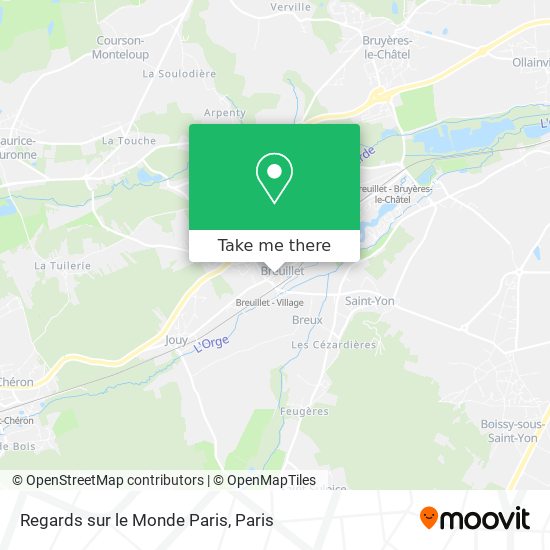 Regards sur le Monde Paris map