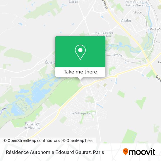 Résidence Autonomie Edouard Gauraz map