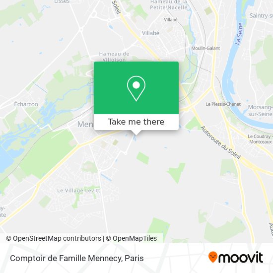 Comptoir de Famille Mennecy map