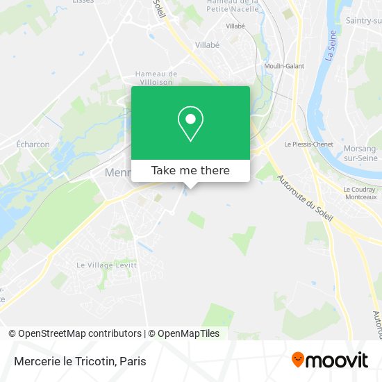 Mercerie le Tricotin map