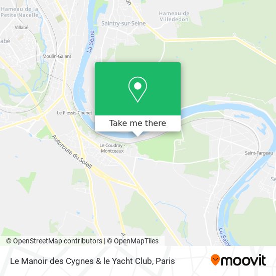 Le Manoir des Cygnes & le Yacht Club map