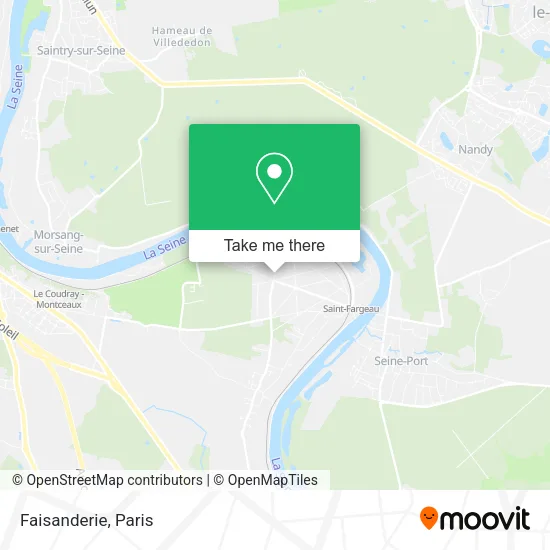 Faisanderie map