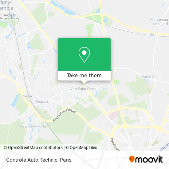 Contrôle Auto Technic map