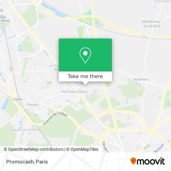 Promocash map