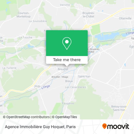 Mapa Agence Immobilière Guy Hoquet