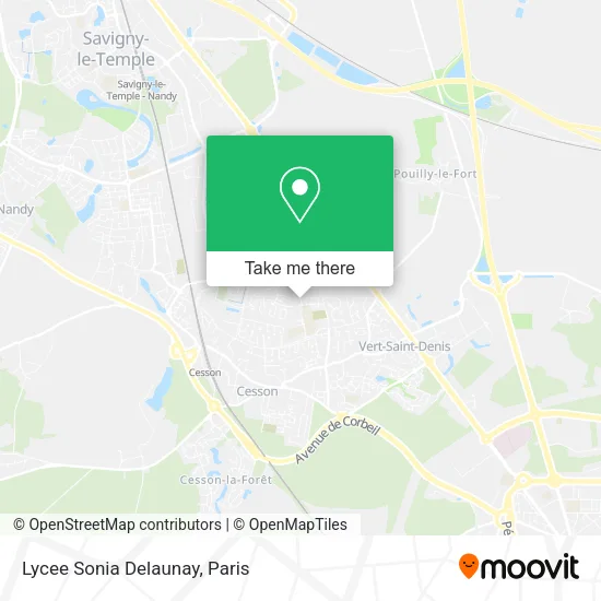 Lycee Sonia Delaunay map