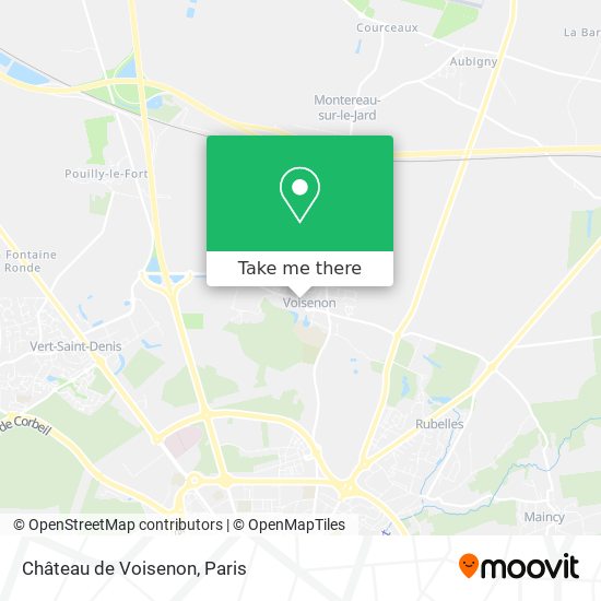 Château de Voisenon map