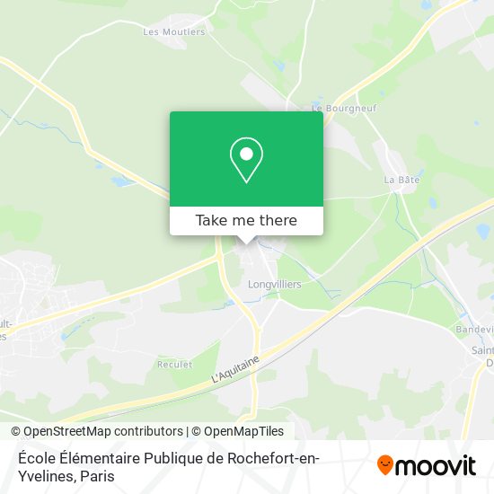 Mapa École Élémentaire Publique de Rochefort-en-Yvelines